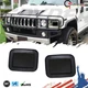 Smoked Front Corner Marker Parking Signal Lights Left+Right Fits 03-09 Hummer H2