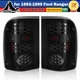 LED Tail Lights Rear Lamps for 1993-1997 Ford Ranger Black Smoke Lens PAIR L+R