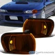 Fits 1995-2001 Subaru Impreza Corner Lights Amber Turn Signal Lamps Pair 95-01