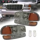 Smoke Headlights & Bumper Lamps For GMC Sierra 1500 2500HD 1999-2007 Yukon 2002