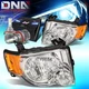 FOR 2008-2012 FORD ESCAPE CD2 SIGNAL HEADLIGHT LAMPS W/LED KIT SLIM STYLE CHROME