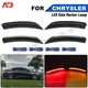 For 15-17 Chrysler 200 Smoked Front Rear LED Side Marker Lights Turn Signal Lamp
