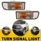 Clear Front Bumper Signal Light Pair For 1999-2001 Toyota 4Runner Base 4 Runner
