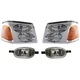 Headlight Kit For 2002-2009 GMC Envoy 2002-2006 Envoy XL Left and Right 4pc