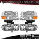 Head Signal Fog Lights for 1999-2006 CHEVY SUBURBAN TAHOE SILVERADO - Combo Set
