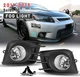 For 2011-2013 Scion tC Pair Fog Lights Clear Replace Lamps+Wirings+Switch+Bulbs