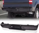 Rear Steel Bumper Assembly Compatible with 2009-2014 Ford F150 Truck, Black 9L3Z