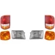 Corner Light & Headlight & Tail Light Kit Left & Right for 1998-2000 Ford Ranger