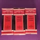 Lot of 3 Vintage Lynx Eye Ruby Glass Tail Lamp Lenses - 1941 Plymouth - NOS with