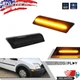 Smoked Amber LED Front Corner Side Marker Lights For 10-13 Ford Transit Connect