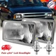 For Chevy S10 Blazer 1994-1997 Pair 4x6 inch LED Headlight Hi-Lo Sealed Beam++
