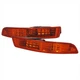 Fits 94-97 ACURA INTEGRA Amber Bumper Lights With Clear Lens