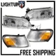 Corner Parking Signal Lights Head Lights Combo Set for 1993-1997 TOYOTA COROLLA