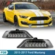 2015-2017 LED Sequential Turn Signal Lights for Ford Mustang Running Fog Lamp