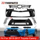 For Toyota Camry 2015 2016 2017 Bumper Cover Upper Lower Grille Fog Lamp Bracket