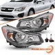 For 2012 2013 2014 2015 Subaru Impreza XV Crosstrek Headlight LH/RH Pair w/Bulbs