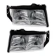 PAIR OF HEADLIGHTS FITS CADILLAC DEVILLE BASE LIMOUSINE 1999 NUMBER 16526199