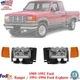 Fits Ford Ranger 1989 1990 1991 1992 Front Headlight And Corner Lamp Set 4Pc Kit