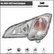 LH/Left Halogen Fog Light Assembly For Ford EcoSport 18-22 w/o wire harness Gray