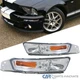 Ford 05-09 Mustang Turn Signal Front Bumper Lights Lamps Clear Lens Left+Right