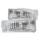 For 1984-1996 For Jeep Cherokee Bumper Signal Lights Parking Lamps Chrome/ Clear