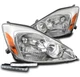 FOR 04-05 TOYOTA SIENNA CHROME HEADLIGHTS LAMPS W/LED DRL SIGNAL LEFT+RIGHT PAIR