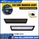 Dynamic LED Rear Side Marker Light Lamp Smoked White For 08-14 Dodge Challenge K