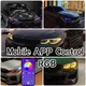 Daylight YELLOW Red Blue DRL RGB Module For 2022 BMW 330e G20 M340i Laser Light
