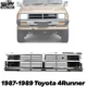 New Front Grille Plastic For 87-88 Toyota Pickup 87-89 4Runner Center TO1200133