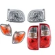 Headlight For 2005-06 Toyota Tundra Left and Right Fleetside Regular/Access Cab