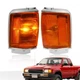 Chrome Yellow Lens Corner Lights lamps For Toyota Pickup 4Runner 1984-1986