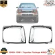 Front Head Lamp Door Chrome Left & Right Side For 1989-1991 Toyota Pickup 4WD