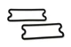 Brothers Trucks 08-165 Front Parking Light Housing Gaskets - Pair