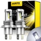 AUXITO H4 LED Headlight Bulbs Kit High Low Beam Super Bright 24000LM 6500K 120W