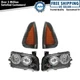 Headlight Headlamp Corner Light Lamp Kit Set of 4 for 06-07 Dodge Charger NEW