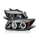 SPEC-D TUNING Jet Black Dual Halo Projector Headlights w/LED Lamps Compatible...