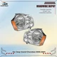 For Jeep Grand Cherokee 2005-2007 Halogen Type Left+Right Side Pair Headlights