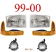 99 00 Ford Super Duty 6Pc Head, Park & Fog Light Kit F250 F350 F450 99 00 Ford Super Duty 6Pc Head, Park & Fog Light Kit F250 F350 F450