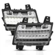 ANZO for 18-19 Jeep Wrangler JL LED Chrome Clear w/ Sequential Signal