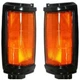 For Dodge Ram 50 Corner Light 1987-1993 Driver and Passenger Pair/Set Amber Lens