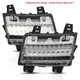 Anzo LED Side Marker Light Chrome Clear w/ Sequential for 18-19 Wrangler JL