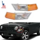 2PCS Fits For Jeep Patriot 2007-2017 Left & Right Side Corner Lights Turn Signal
