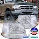 Fits 1998-2000 Ford Ranger Headlights Turn Signal Lights Corner Lamps Left+Right