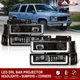 Black LED Projector Head Lights + Corner Bumper For 1994-1998 GMC C/K 1500 2500