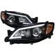 Fits 08-13 SUBARU IMPREZA Projector Headlight With Clear Lens