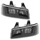 Pair Headlights Lamps Set of 2  Left-and-Right for Chevy SaVana Express Van 2500