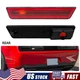 2PCS OE-Style Red Lens Rear Side Marker Light For 2008-2014 Dodge Challenger EKK