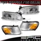 Corner Parking Signal Lights Headlights for 1993-1997 TOYOTA COROLLA - Combo Set