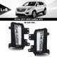 For 2017-2020 Cadillac XT5 LED DRL Cornering Lamp Fog Light Lamp Left Right Pair