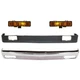 Bumper Face Bars Front for Chevy S-10 BLAZER S10 Pickup Jimmy S15 Chevrolet GMC